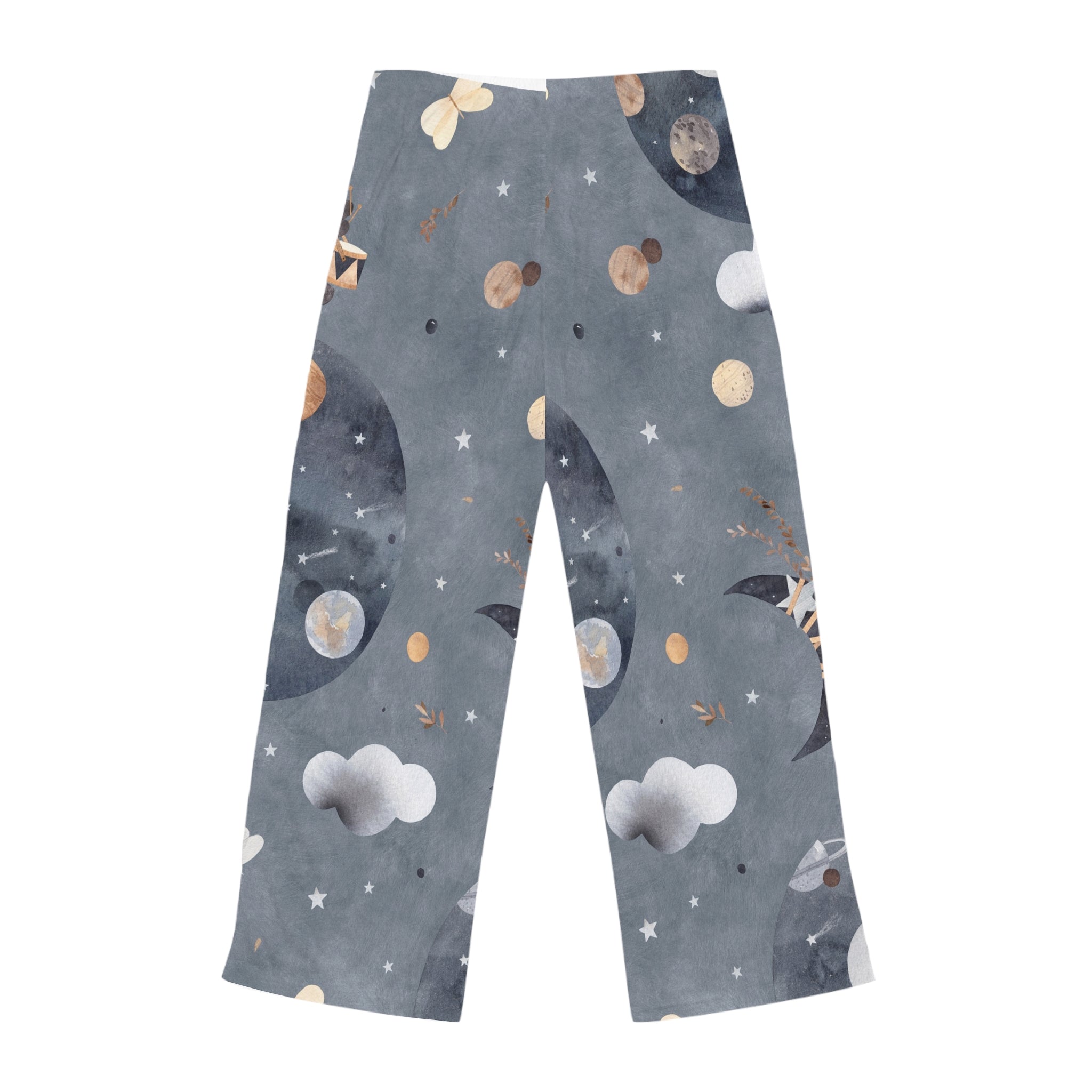 Celestial Night Women's Pajama Pants — Moon & Stars Sleepwear