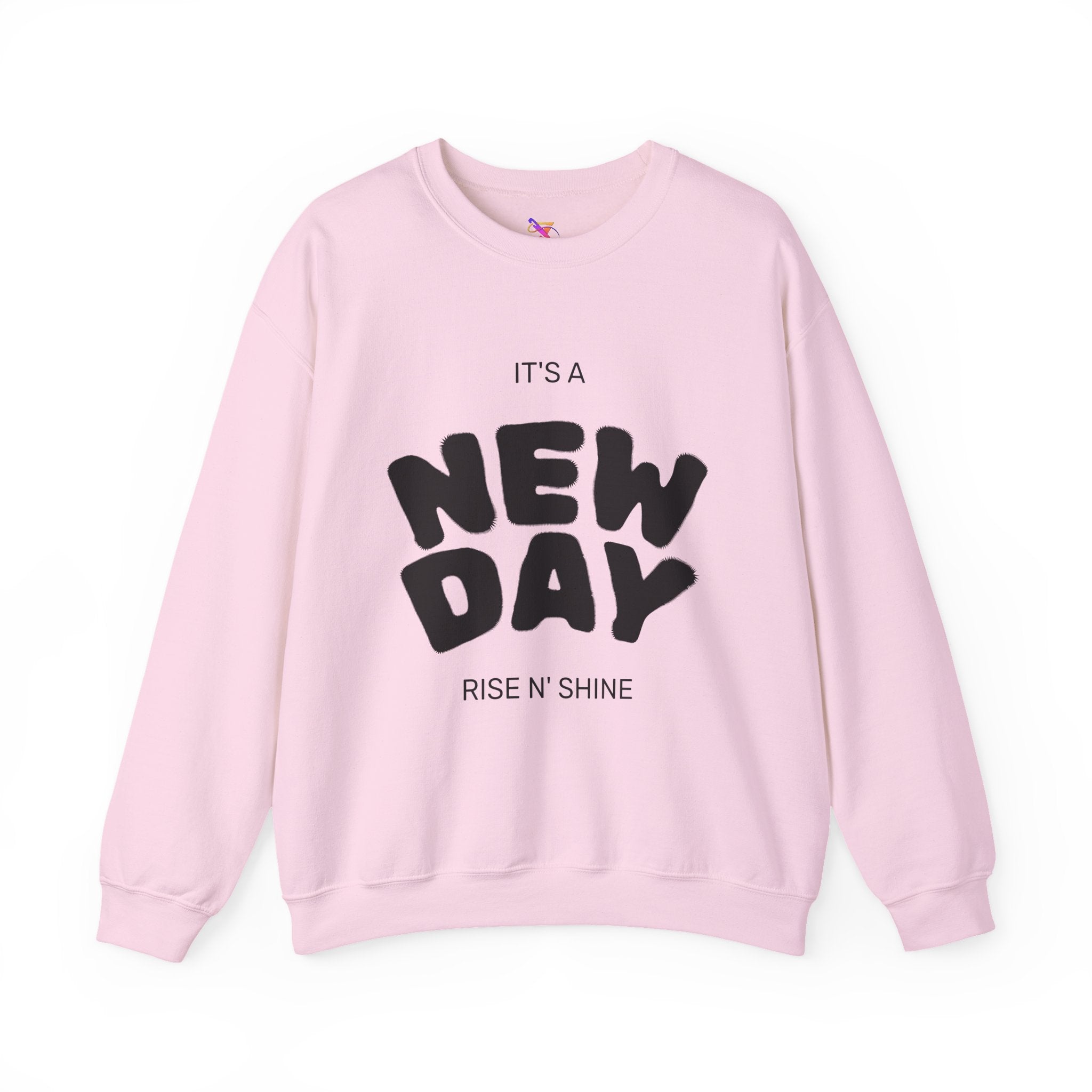 New Day Crewneck Sweatshirt — "It’s a New Day" Motivational Pullover