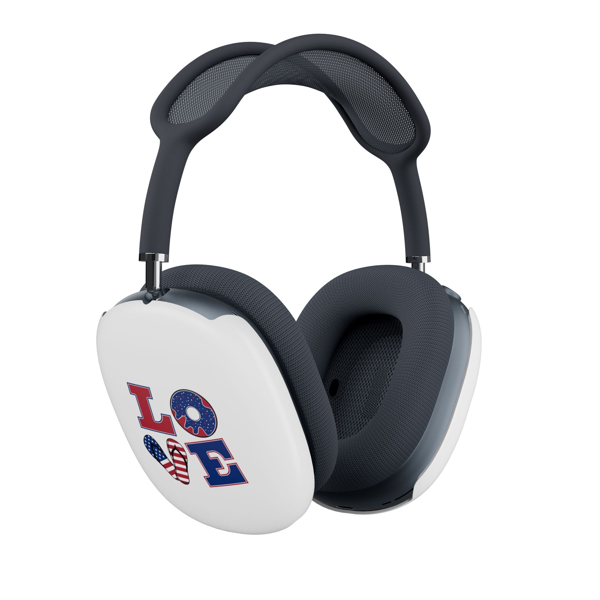 AirPods Max Shell Case — Patriotic LOVE & Aifa Logo Protective Ear Cup Covers