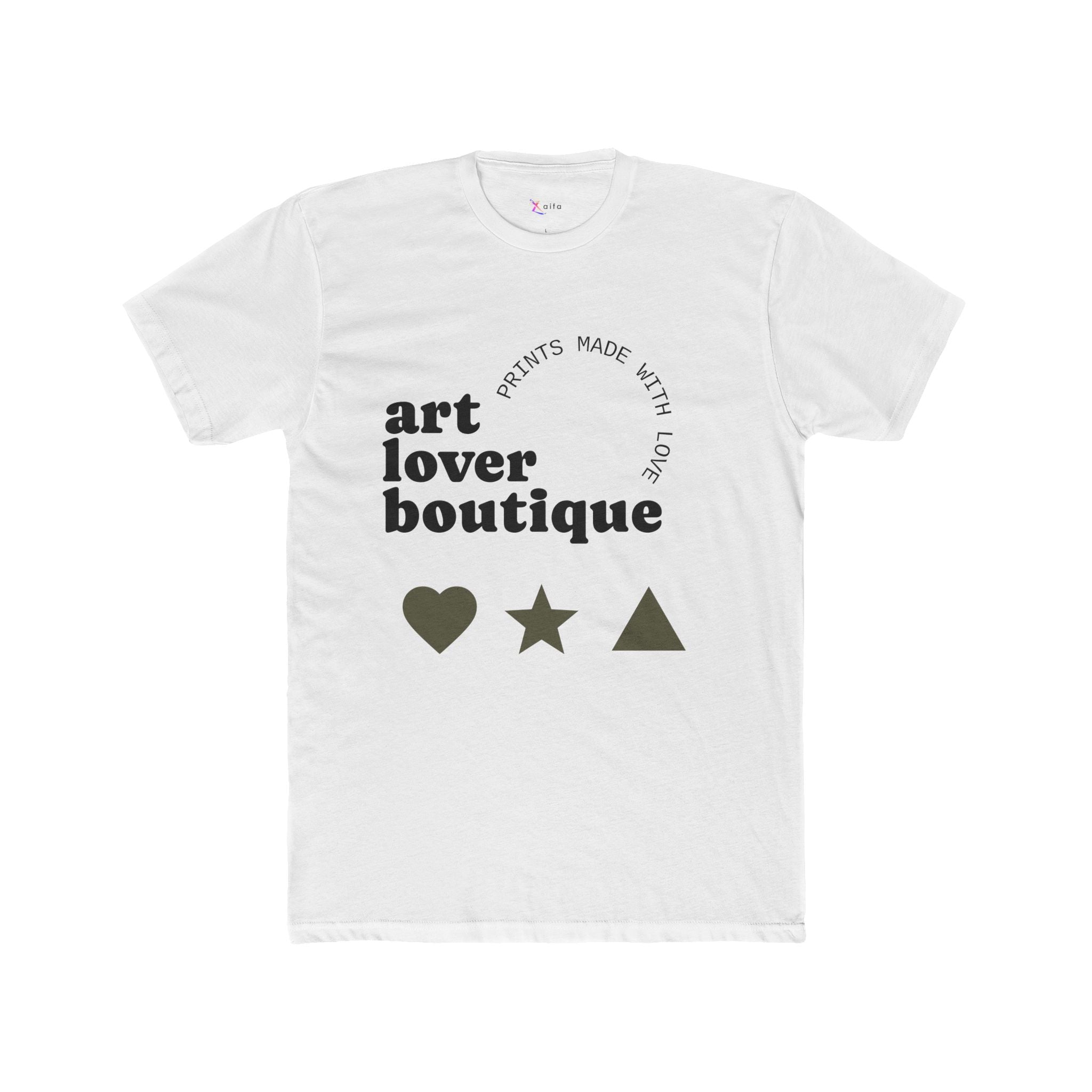 Art Lover Boutique Tee — "Prints Made With Love" Graphic Shirt